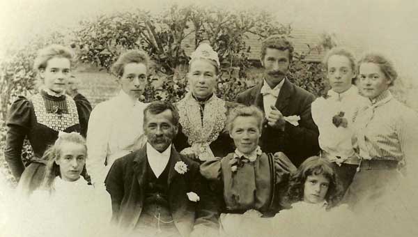 Photo of Charles and his family