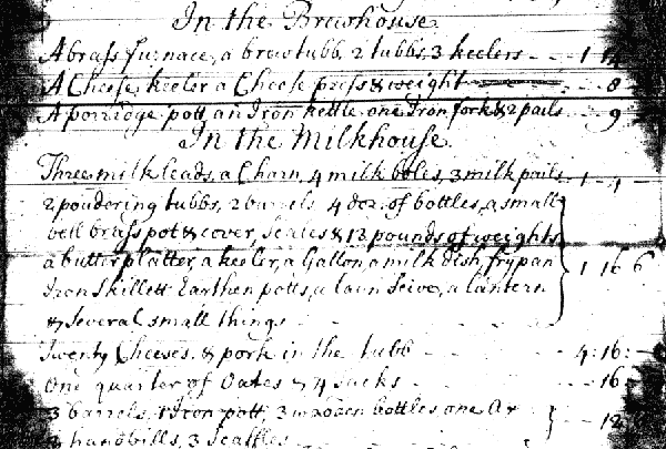 extract from inventory