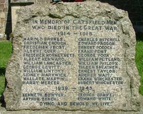 Catsfield war memorial